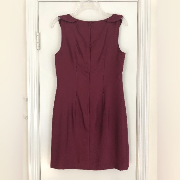 BANANA REPUBLIC Maroon Silk Sleeveless Dress NWT - Picture 8 of 8